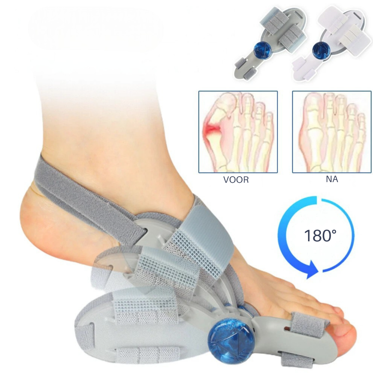 BunionCorrect | Draaibare corrector voor hallux valgus